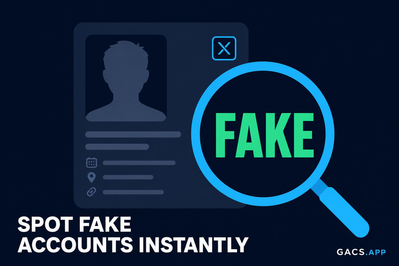 Spot fake X accounts instantly — GACS