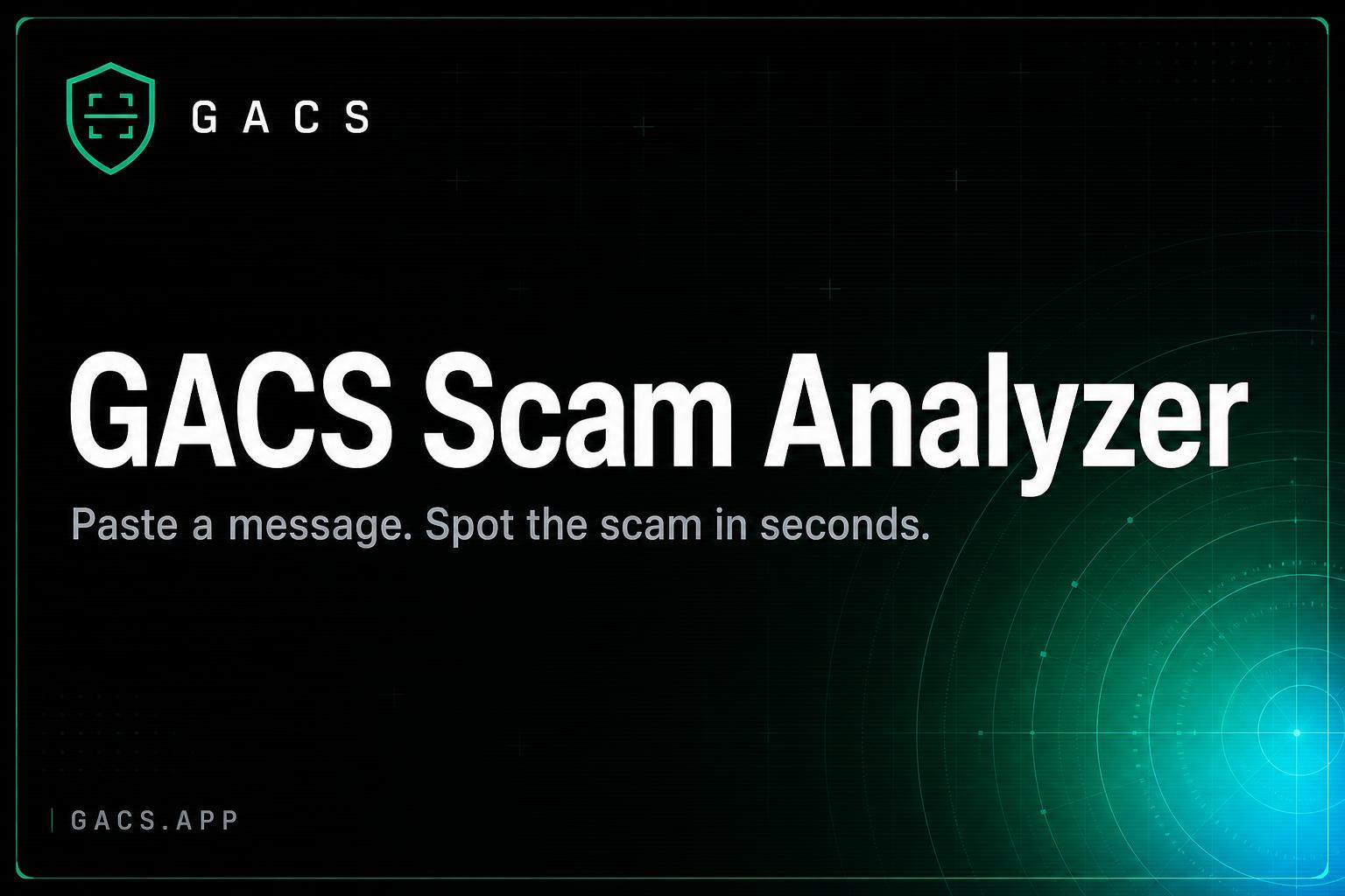 Scam Analyzer share image — 1200×630
